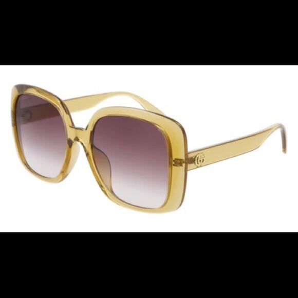 NEW! Gucci ggo714sa yellow sunglasses main image 8